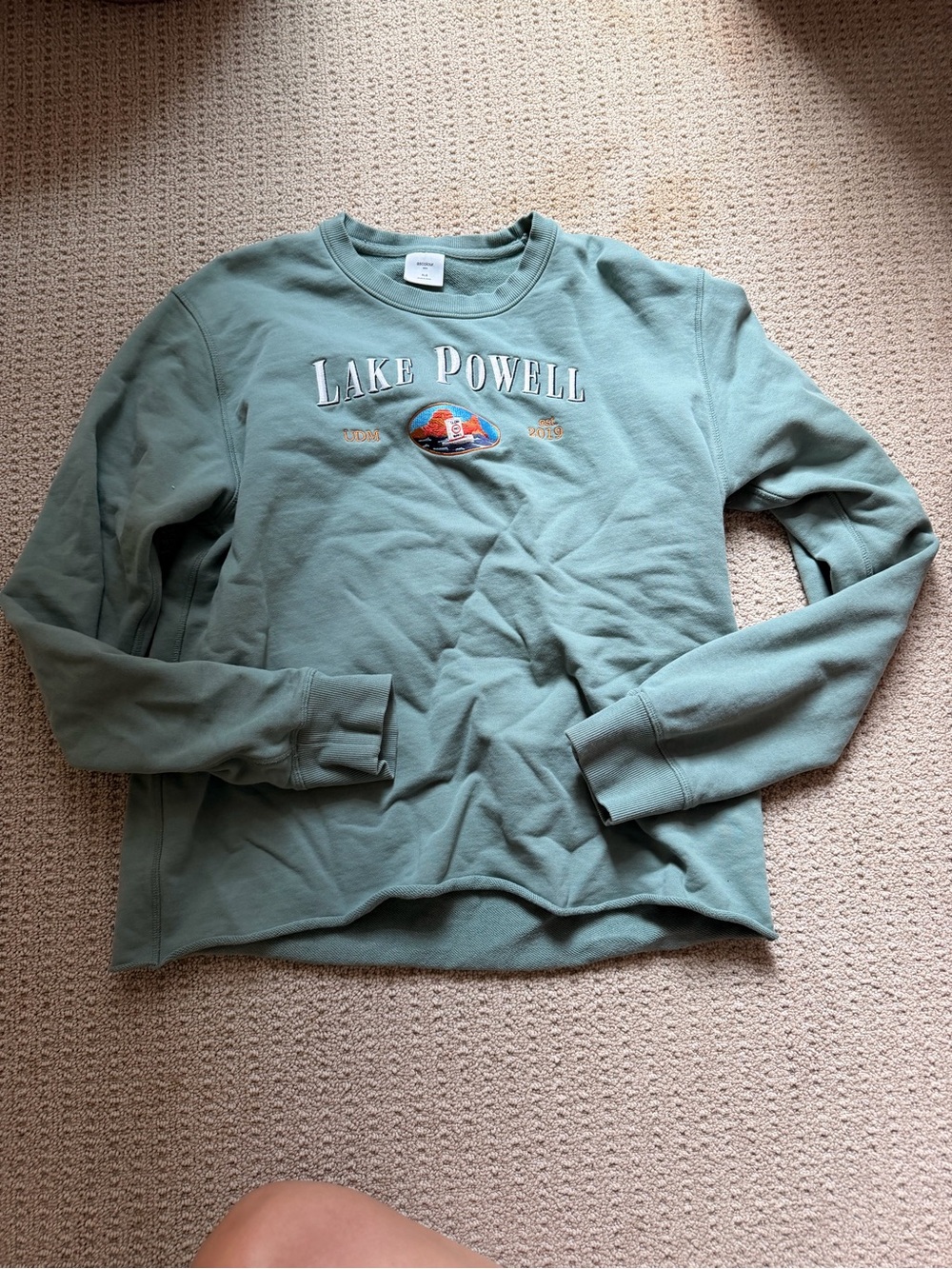 Lake Powell Green Crewneck Sweatshirt